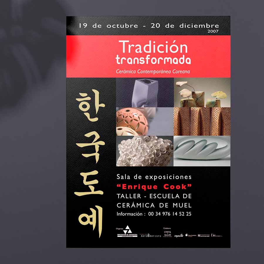 Cartel-Tradición transformada cerámica coreana-Muel