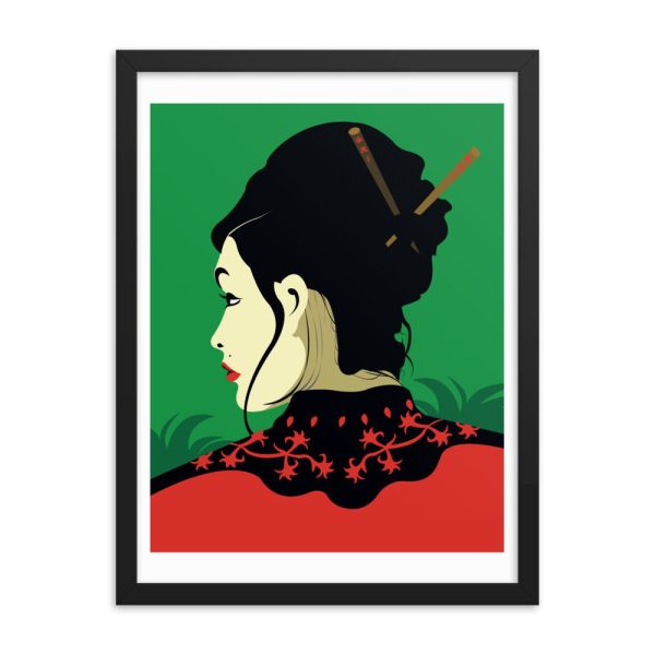 Poster mujer japonesa